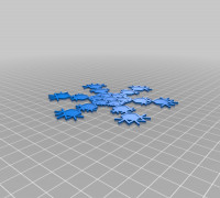Snowflake Hana 3D model