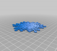Snowflake Erik 3D model