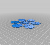 Snowflake Natalija 3D model