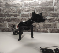 Cat Wine Holder 3D model
