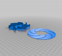 My Customized Impeller with Hub 3D model