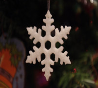 Christmas snowflake decoration 3D model