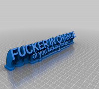 DESK PLAQUE 3D model