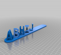 Dual Letter Blocks 2nd 3D model