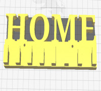 Key Holder. Home Logo 3D model
