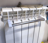Towel rack for radiator 3D model