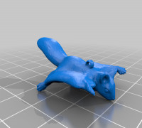 Flying Squirrel Ornament 3D model