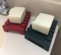 Self-Draining Soap Dish 3D model