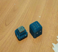 Ridiculously Weighted Die 3D model