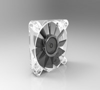 40mm Electronics Fan 3D model