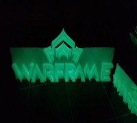 Warframe Logo Stand 3D model