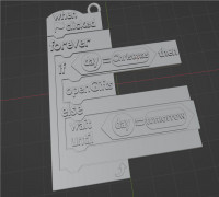Scratch Programming Tree Ornament 3D model