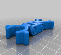 Ski pole clip (D=15mm) 3D model