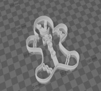 CUTTING GINGERBREAD BOY 3D model