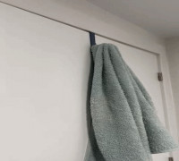Bathroom door hanger 3D model