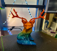 lowpoly deerfox remix 3D model