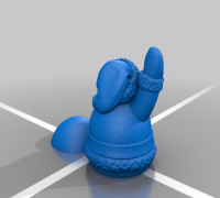 Snowman Santa 3D model