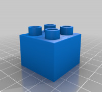 My Customized LEGO-Compatible Brick 3D model