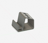 Phone table stand with pen holder 3D model
