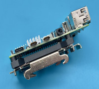 Raspberry PI 4 SSR DIN mount 3D model