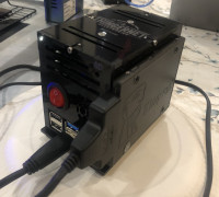 raspberry pi 3b+ & 4b case with ssd (opt) 3D model