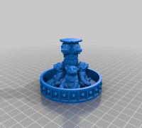Bear Fountain 3D model