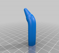 Bent electronics tweezer cap (e.g. iFixIt) 3D model