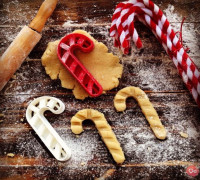 Candy Cane Cookie Cutter 3D model