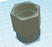 Screwdriver Top with Hex 3D model