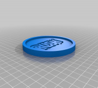 Rush Logo Coaster 3D model