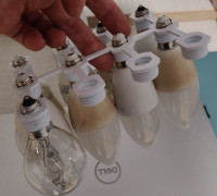 E14 lightbulb storage holder 3D model