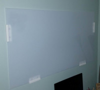 Plexiglass Wall Mounts 3D model