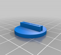Tabletop Base for Paper Minis 3D model