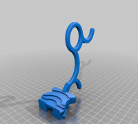 Simple Paint Handle and Grip 3D model