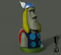 Moai Thor 3D model