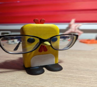 Chicken Eyeglass Holder 3D model