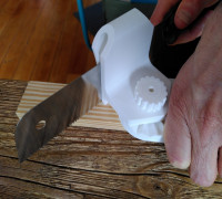 Multi-function woodworking tool (saw guide, ruler, square) 3D model