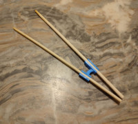 Chop Stick trainer TPU 3D model