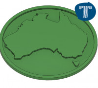 Australia Coaster 3D model