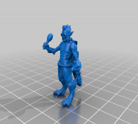 Mer-Folk Bard  3D model
