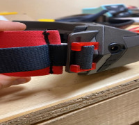 Orqa Goggle Strap Adapter 3D model