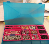 Screw storage box / organizer 3D model