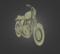 1973 Norton Commando 3D model