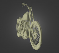 Custom Vincent Bobber 3D model