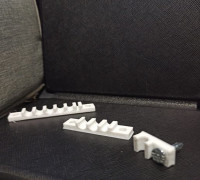 Ethernet cable holder 3D model
