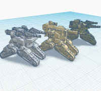 Aliens Kitbash: Mobile Sentries 3D model