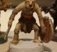 Goblin with a sword 3D model