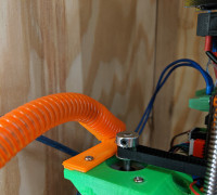 Inside mount 1/2 inch "Wire Loom" holder 3D model