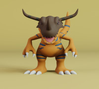 Greymon 3D model