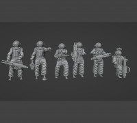 Scuba Infantry 3D model